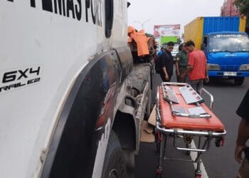 Kecelakaan Maut di Jalan Sultan Agung, Pengendara Motor Tewas Tertabrak Truk Trailer