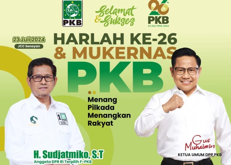 Harlah PKB Ke-26, Sudjatmiko: Semoga PKB Semakin Solid dan Bermanfaat bagi Bangsa