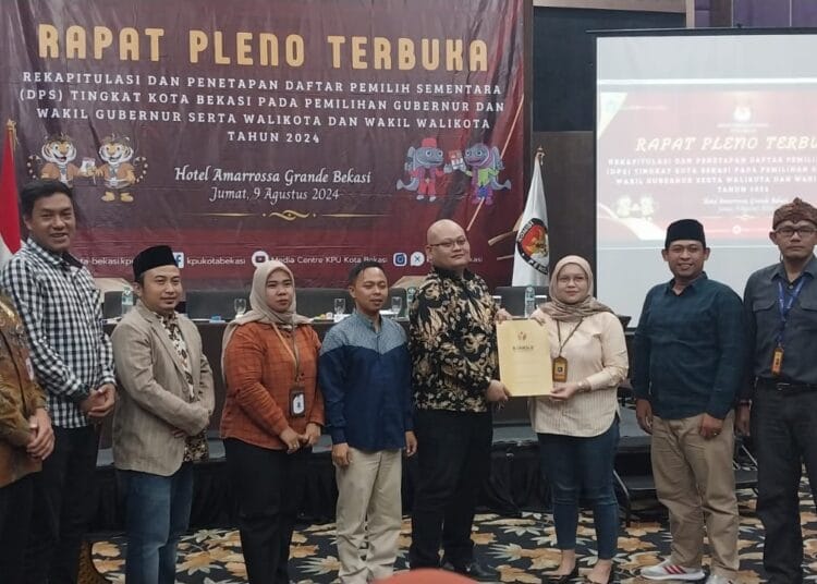 KPU Kota Bekasi Tetapkan 1.8 Juta Daftar Pemilih Sementara untuk Pilkada 2024