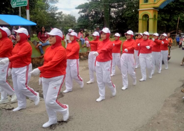 Lomba Gerak Jalan Meriahkan HUT RI ke-79 di Tulehu