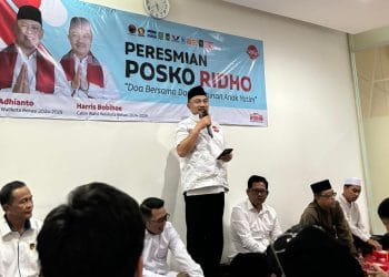 Posko Ridho Resmi Dibuka, Jadi Pusat Koordinasi Tim Pemenangan