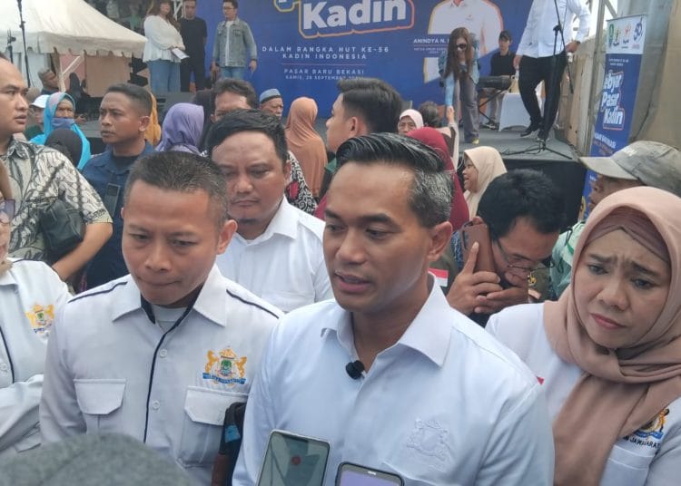Kadin Rayakan HUT ke-56, Anindya Bakrie Pantau Langsung UMKM di Pasar Baru Bekasi
