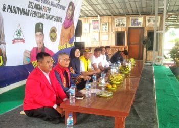 Uu-Nurul Dapat Dukungan Relawan Preto dan Pedagang Bekasi