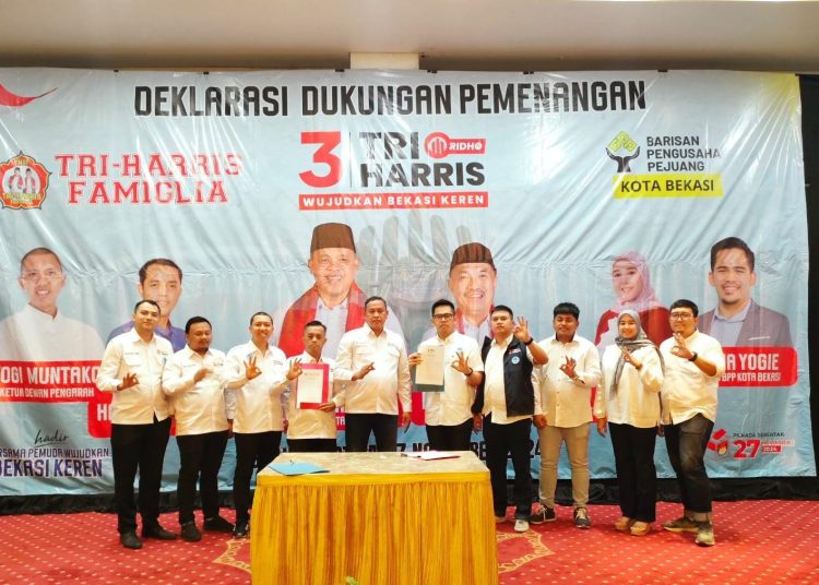 TAF dan BPP Deklarasikan Dukungan untuk Paslon Ridho, Yogi : Murni Panggilan Hati