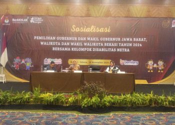 KPUD Kota Bekasi Sosialisasikan Pilkada untuk Disabilitas Netra