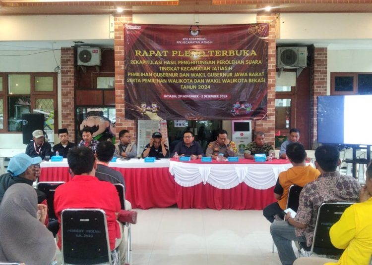 Jatiasih Mulai Rekapitulasi Suara Pilkada 2024 Besok
