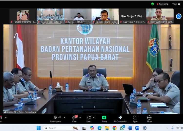 Menteri ATR/BPN Tekankan Pelayanan Prima di Papua Barat