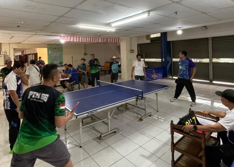 Gelar Perdana Turnamen Pingpong, PTM GCP Pererat Silaturahmi antar Pecinta Tenis Meja