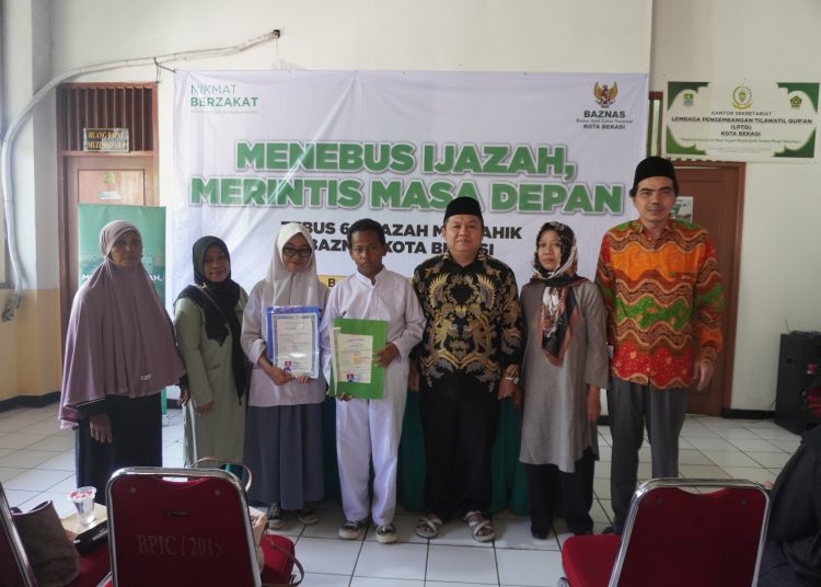 BAZNAS Kota Bekasi Beri Solusi Tebus Ijazah Warga Kurang Mampu
