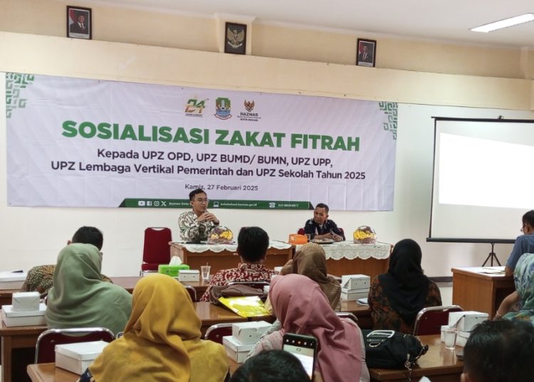 BAZNAS Kota Bekasi Gelar Sosialisasi Zakat Fitrah, Target Rp7,2 Miliar