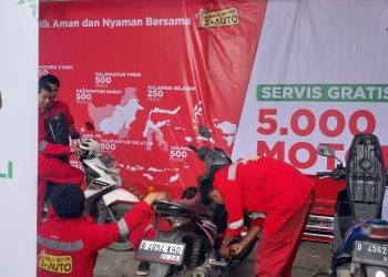 BAZNAS Kota Bekasi Berikan Layanan Service Motor Gratis untuk Pemudik