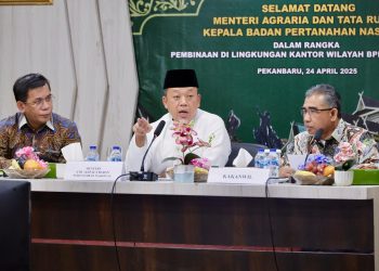 Percepatan Penataan Pertanahan Riau: Fokus HGU dan Pendaftaran Tanah