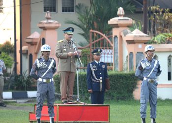 Wamen Ossy Pimpin Apel Pagi di STPN, Tegaskan Pentingnya Karakter dalam Pendidikan STPN