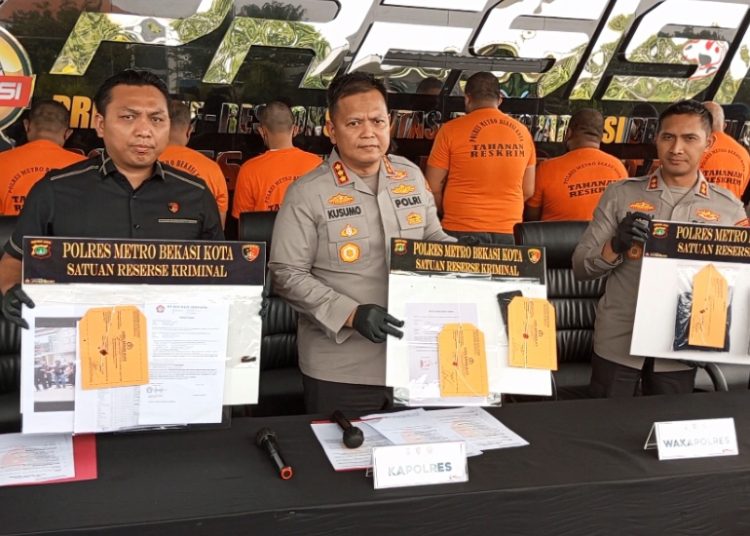 Polisi Bekuk Pelaku Pengeroyokan Tunggakan Kendaraan di Bekasi