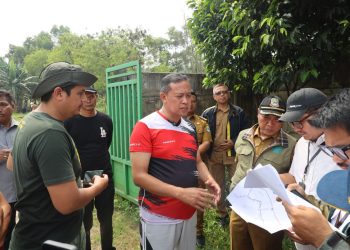 Tri Adhianto Tinjau Pembangunan Polder Air untuk Cegah Banjir di DAS Cijambe