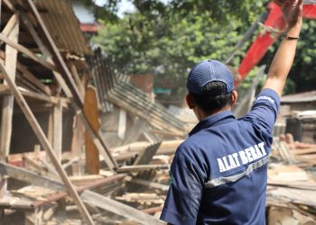 Ratusan Bangunan Liar Dibongkar di Kota Bekasi, Distaru: Sesuai Program Nasional