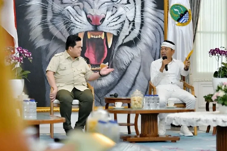 Dedi Mulyadi dan Erick Thohir Bahas Sinkronisasi Program Strategis Jawa Barat