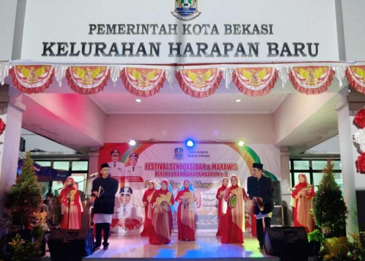 Peringati HUT RI Ke-80, Festival Qasidah dan Marawis Digelar Kelurahan Harapan Baru