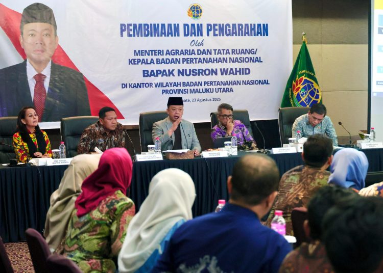 Menteri ATR/BPN Nusron Wahid Tekankan Career Path dan Integritas BPN Maluku Utara