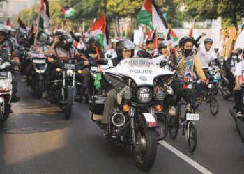 Indonesia Peace Convoy Gelar Aksi Solidaritas Palestina di Sulawesi Selatan