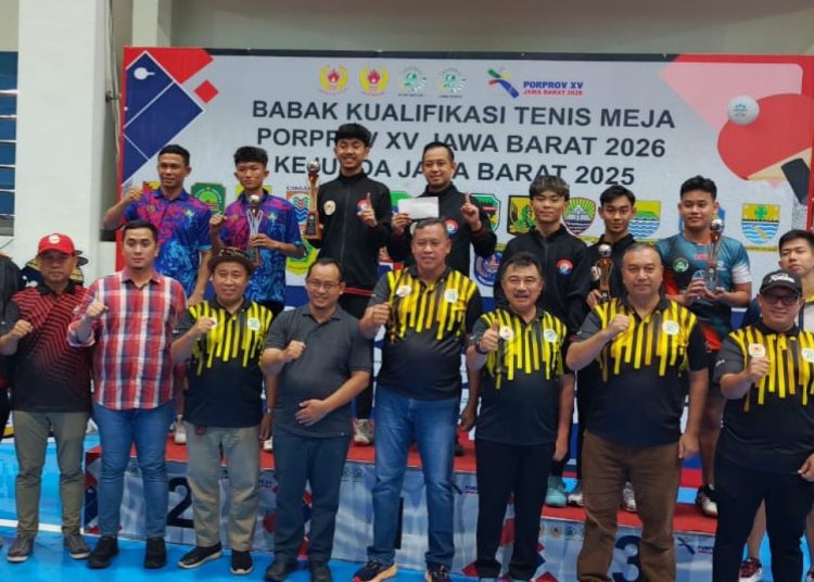 Ahmad Faisyal Apresiasi Suksesnya BK Porprov XV dan Kejurda Tenis Meja Jawa Barat di Bekasi