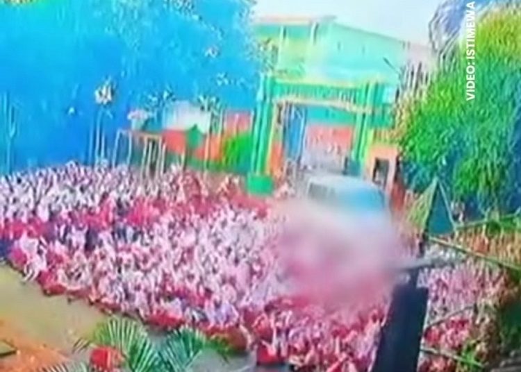 Mobil Pengangkut MBG Masuk Lapangan dan Tabrak Siswa SD Kalibaru