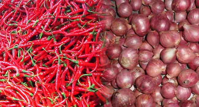 Bapanas Rilis Harga Cabai Rawit dan Bawang Merah Turun Nasional