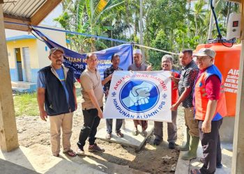 ARM HA-IPB Bangun Sumur Bor untuk Penyintas Banjir Bireuen