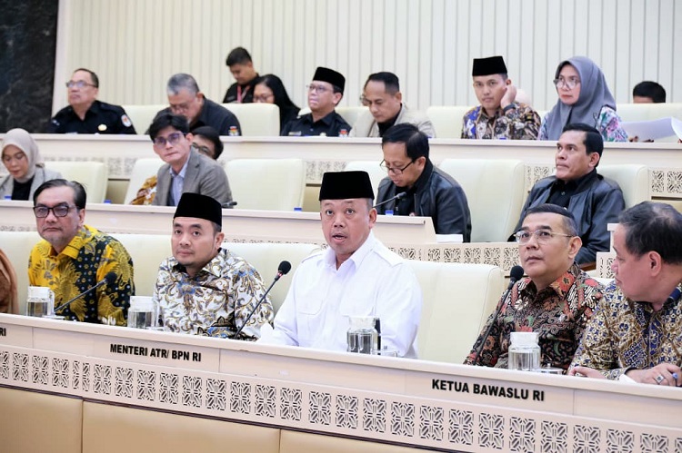 Nusron Wahid Laporkan Realisasi Anggaran ATR/BPN 2025 Capai 95,73 Persen
