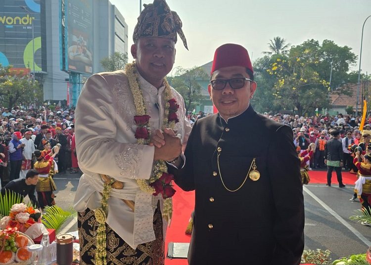 Kepala Kantah Kota Bekasi Hadiri Pawai Budaya Pesona Nusantara Bekasi Keren 2026