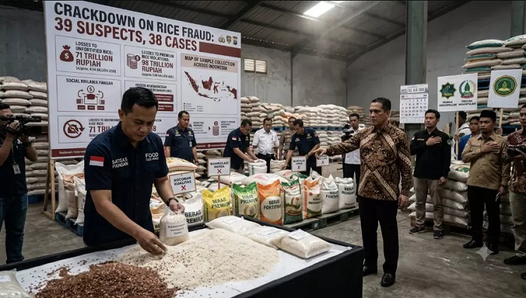 Pemerintah Perkuat Pengawasan Beras, 39 Tersangka Telah Ditetapkan Satgas Pangan