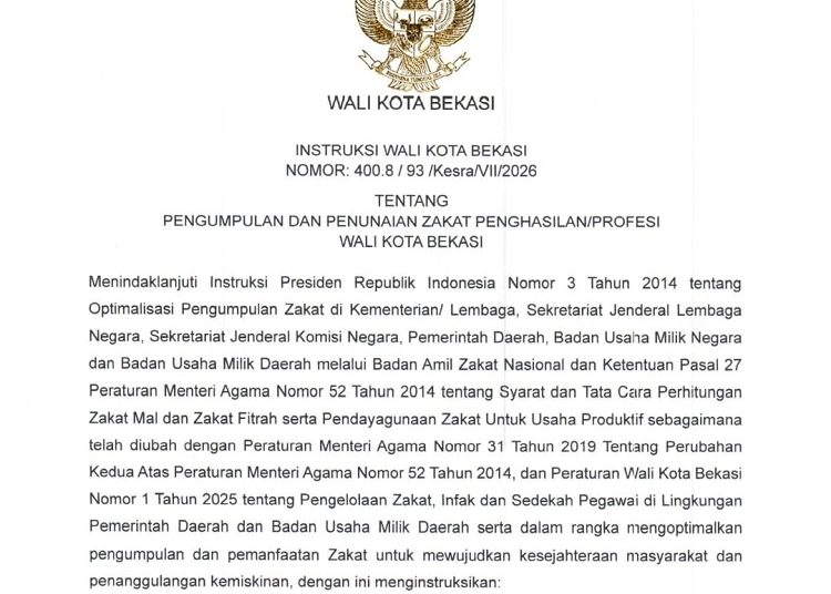 Dinilai Tak Pedulikan Instruksi Wali Kota Soal ZIS, Baznas Sampaikan Kekecewaan Pada Perumda Tirta Patriot