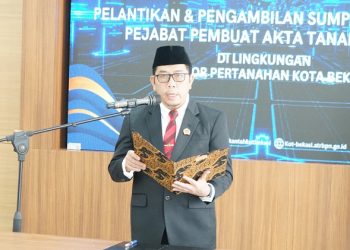 Lantik PPAT Baru, BPN Kota Bekasi Ingatkan Bahaya Pungli dan Maladministrasi