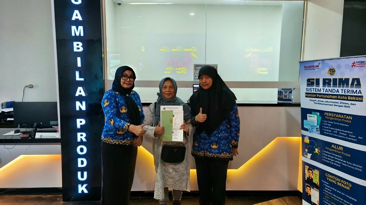 Kantah Kota Bekasi Selesaikan Tunggakan SK Pemberian Hak dalam Satu Jam